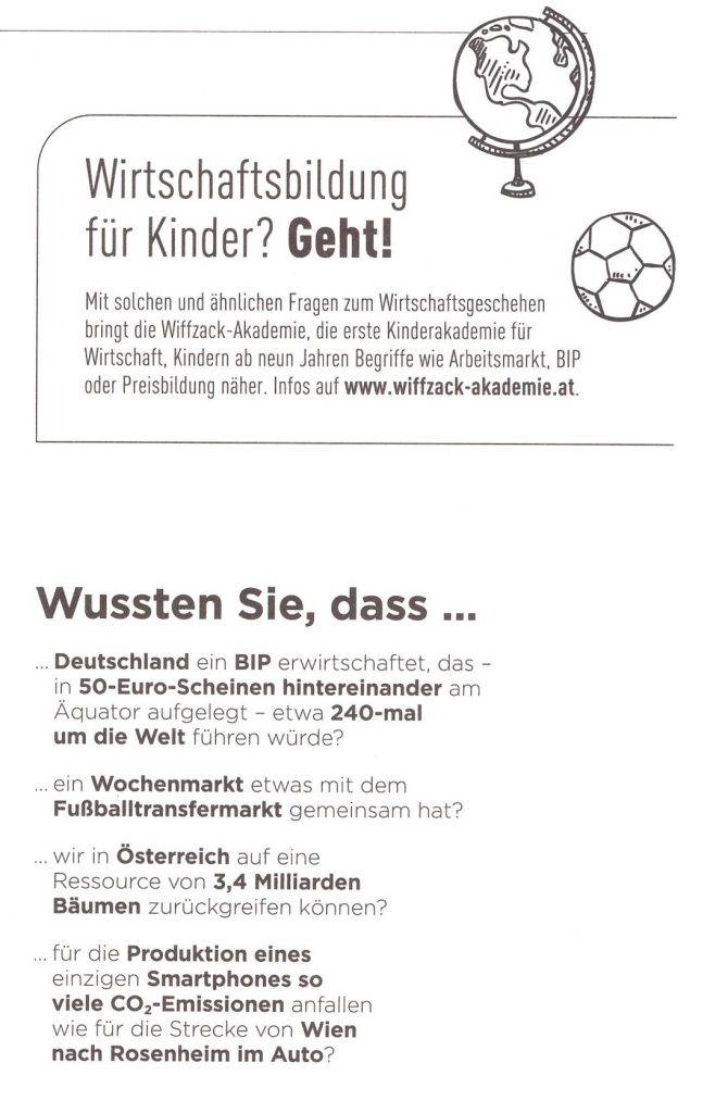 Medienbericht "Die Macher" 2021 über Wirtschaftsbildung für Kinder auf der ZukunftsMacherin-Website.